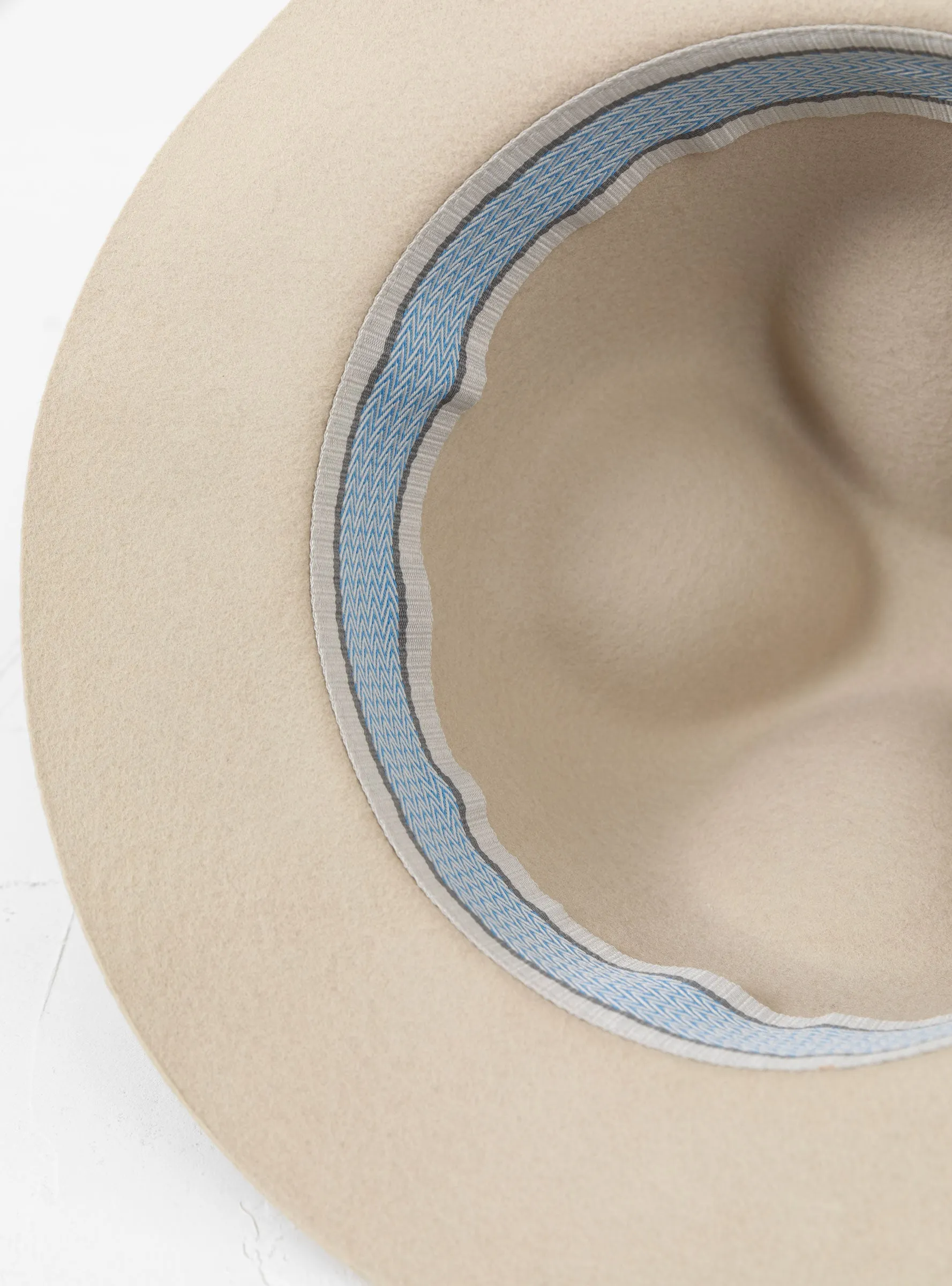 Packable Travel Wool Mountain Hat Beige