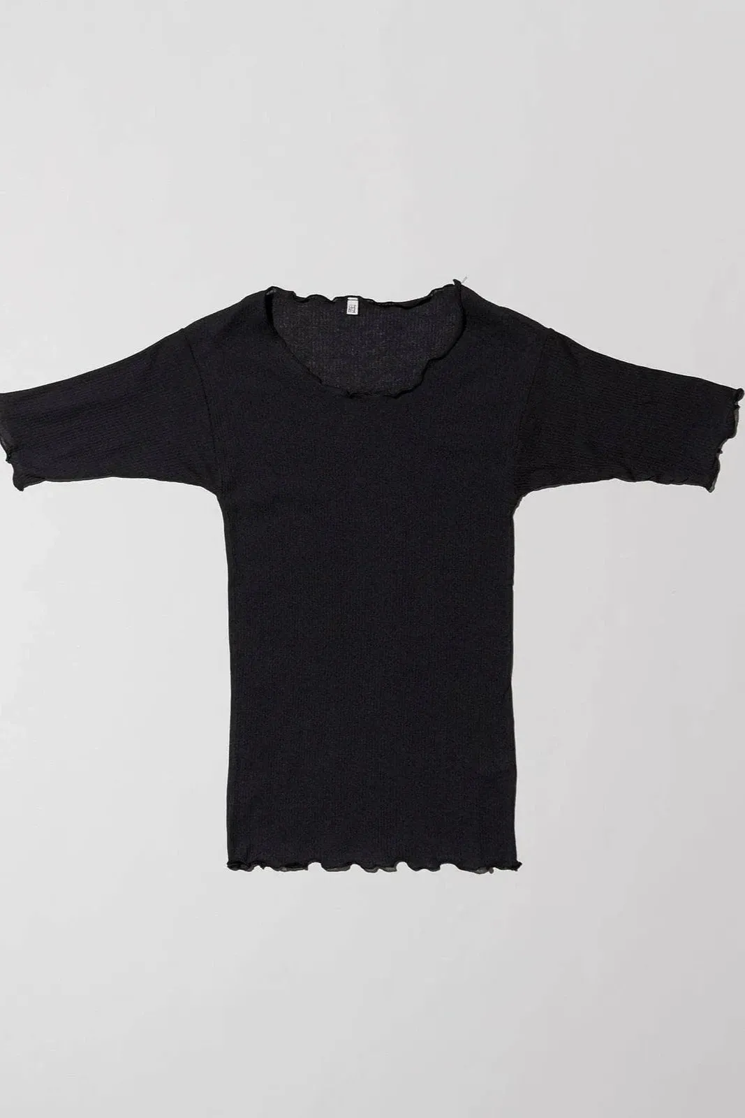 Pama Three Quarter Sleeve Top - Black