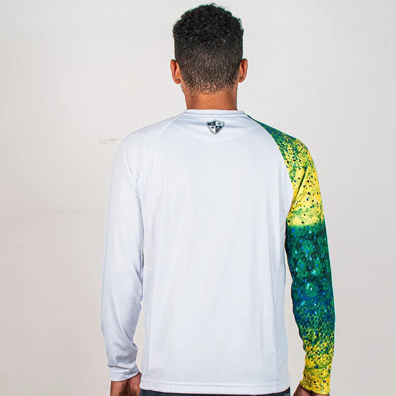 Performance Long Sleeve Shirt | Sleeve Mahi | Mahi Fade