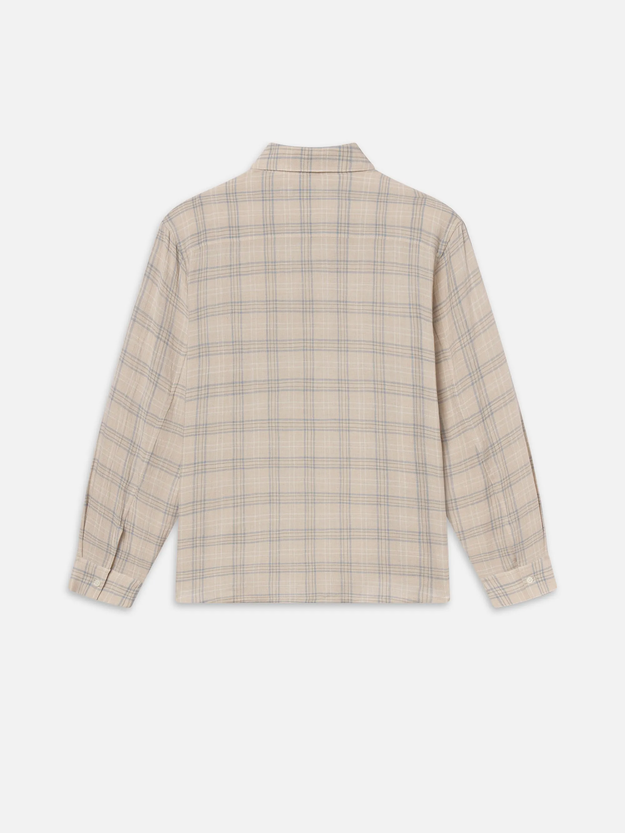 Plaid Shirt -- Cream Plaid