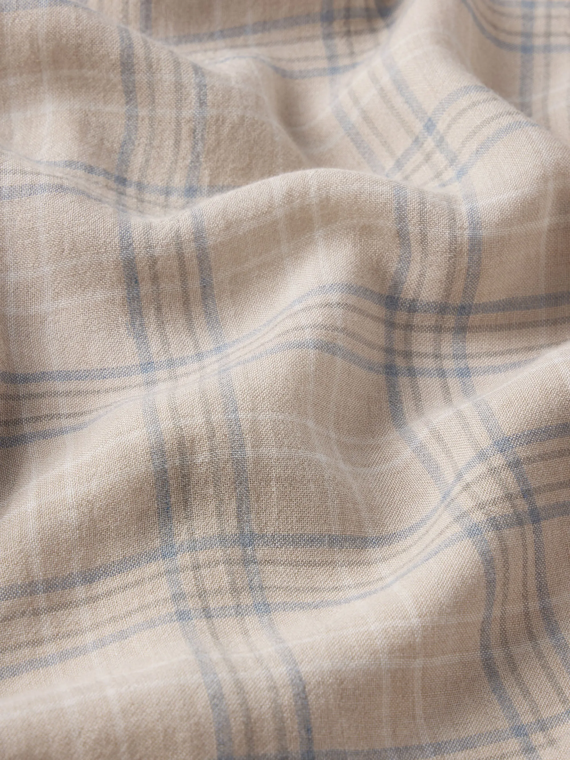 Plaid Shirt -- Cream Plaid
