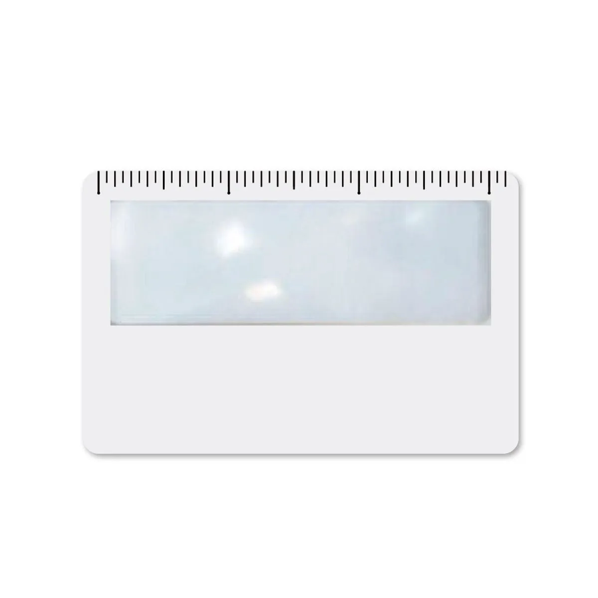 Portable Credit Card Magnifier with Ruler - Personalized