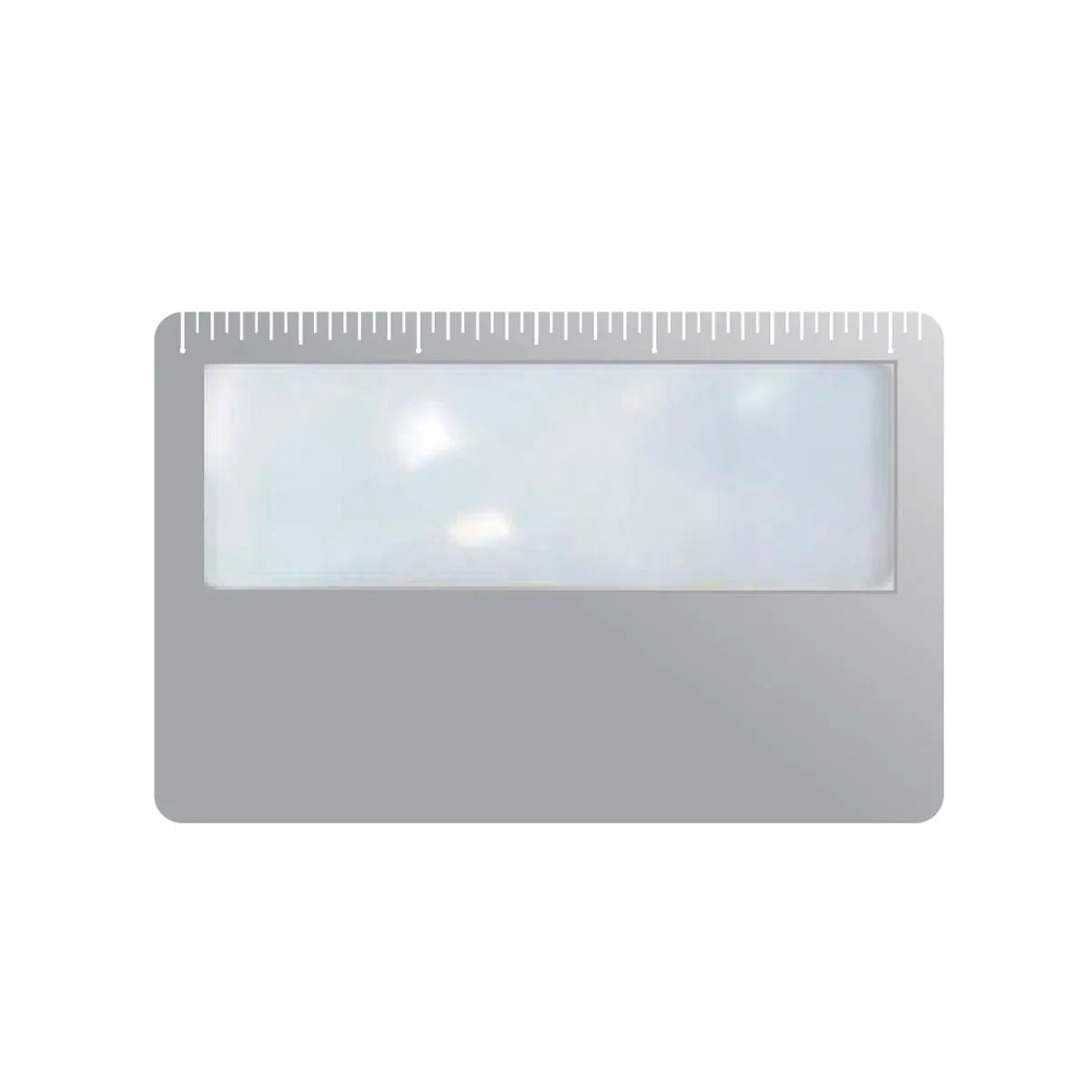 Portable Credit Card Magnifier with Ruler - Personalized