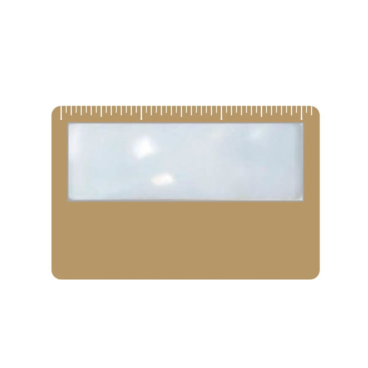 Portable Credit Card Magnifier with Ruler - Personalized