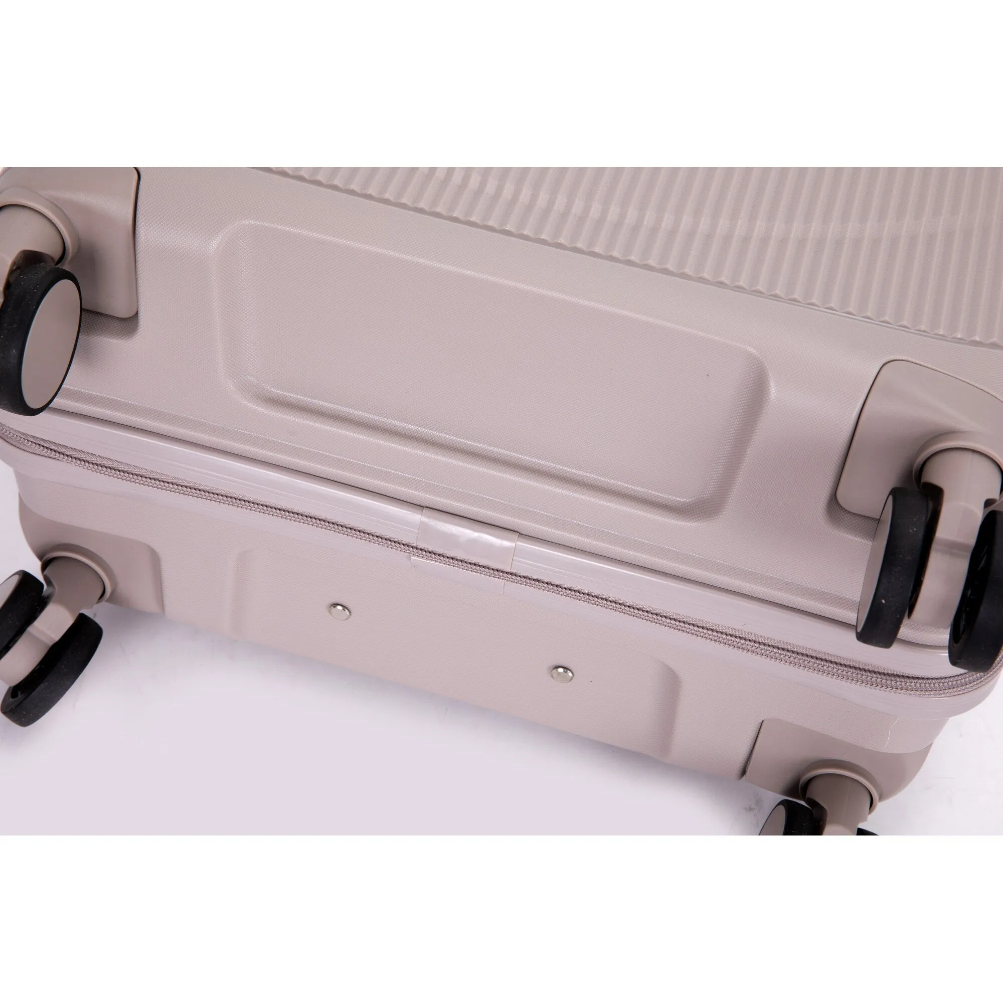 PP Expandable Luggage Sets with TSA Lock and Spinner Wheels, 3-Piece Set Hardshell Suitcase with Zippered Pocket