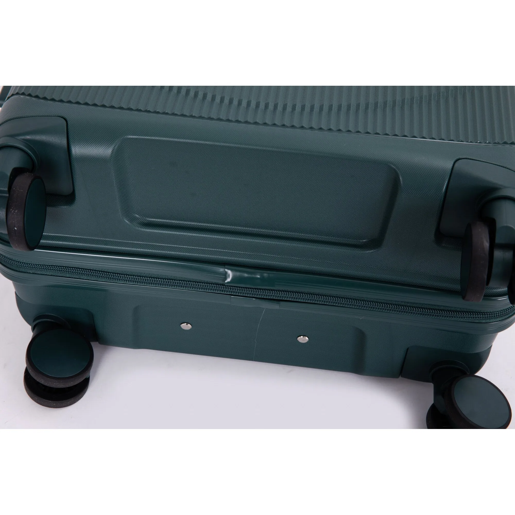 PP Expandable Luggage Sets with TSA Lock and Spinner Wheels, 3-Piece Set Hardshell Suitcase with Zippered Pocket