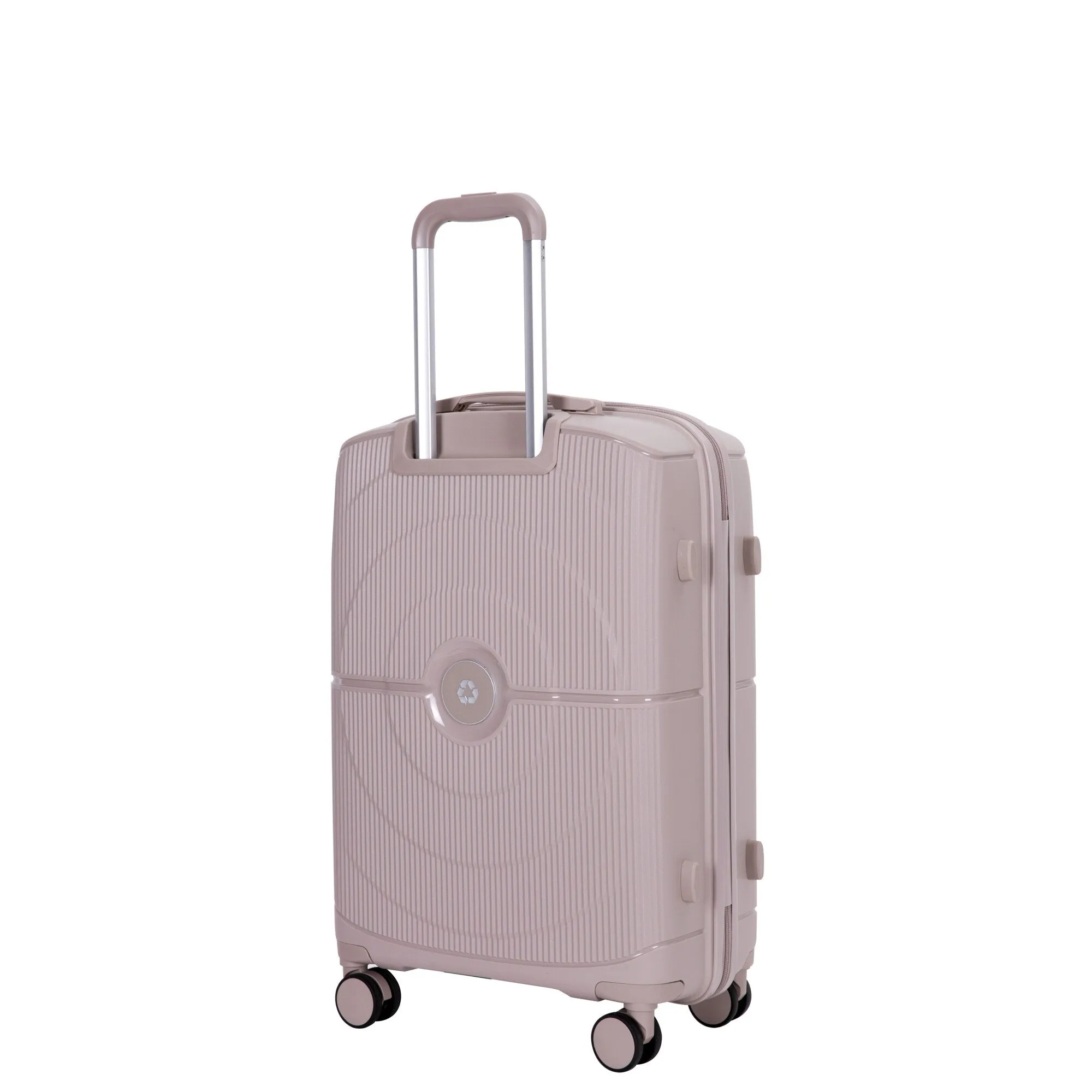 PP Expandable Luggage Sets with TSA Lock and Spinner Wheels, 3-Piece Set Hardshell Suitcase with Zippered Pocket