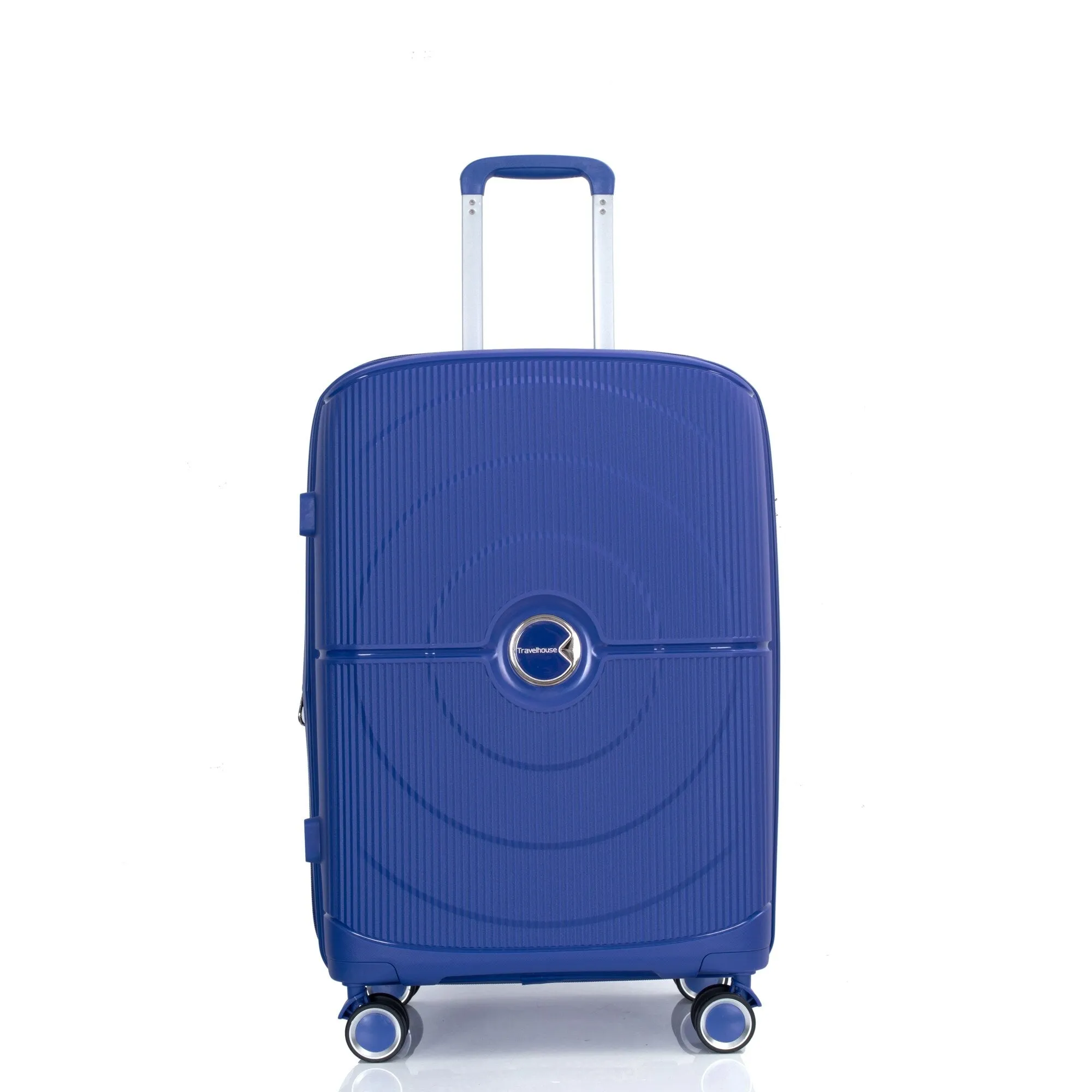 PP Expandable Luggage Sets with TSA Lock and Spinner Wheels, 3-Piece Set Hardshell Suitcase with Zippered Pocket