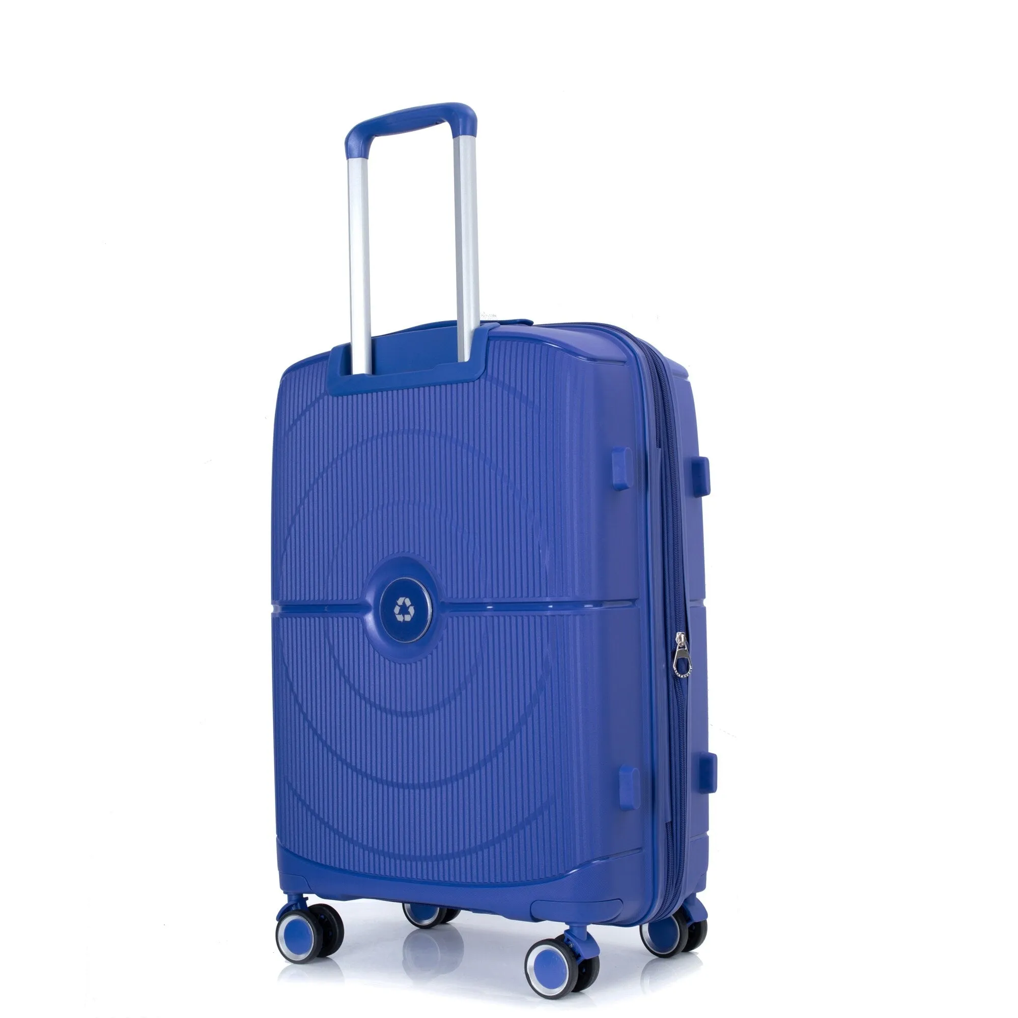 PP Expandable Luggage Sets with TSA Lock and Spinner Wheels, 3-Piece Set Hardshell Suitcase with Zippered Pocket