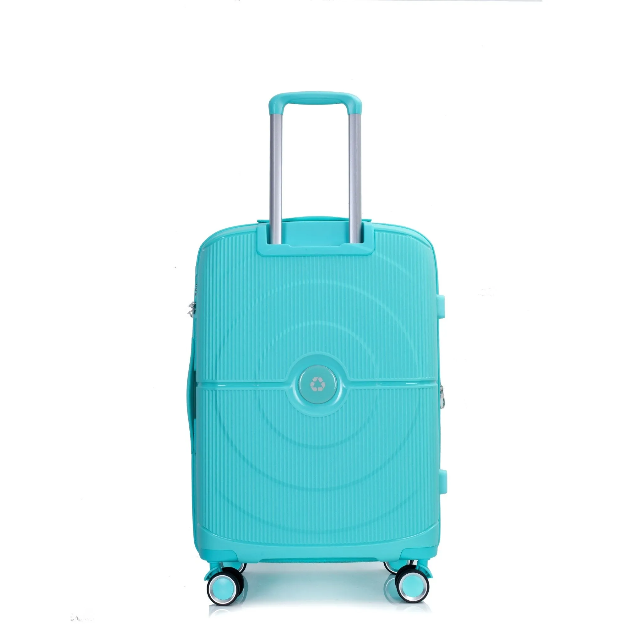 PP Expandable Luggage Sets with TSA Lock and Spinner Wheels, 3-Piece Set Hardshell Suitcase with Zippered Pocket