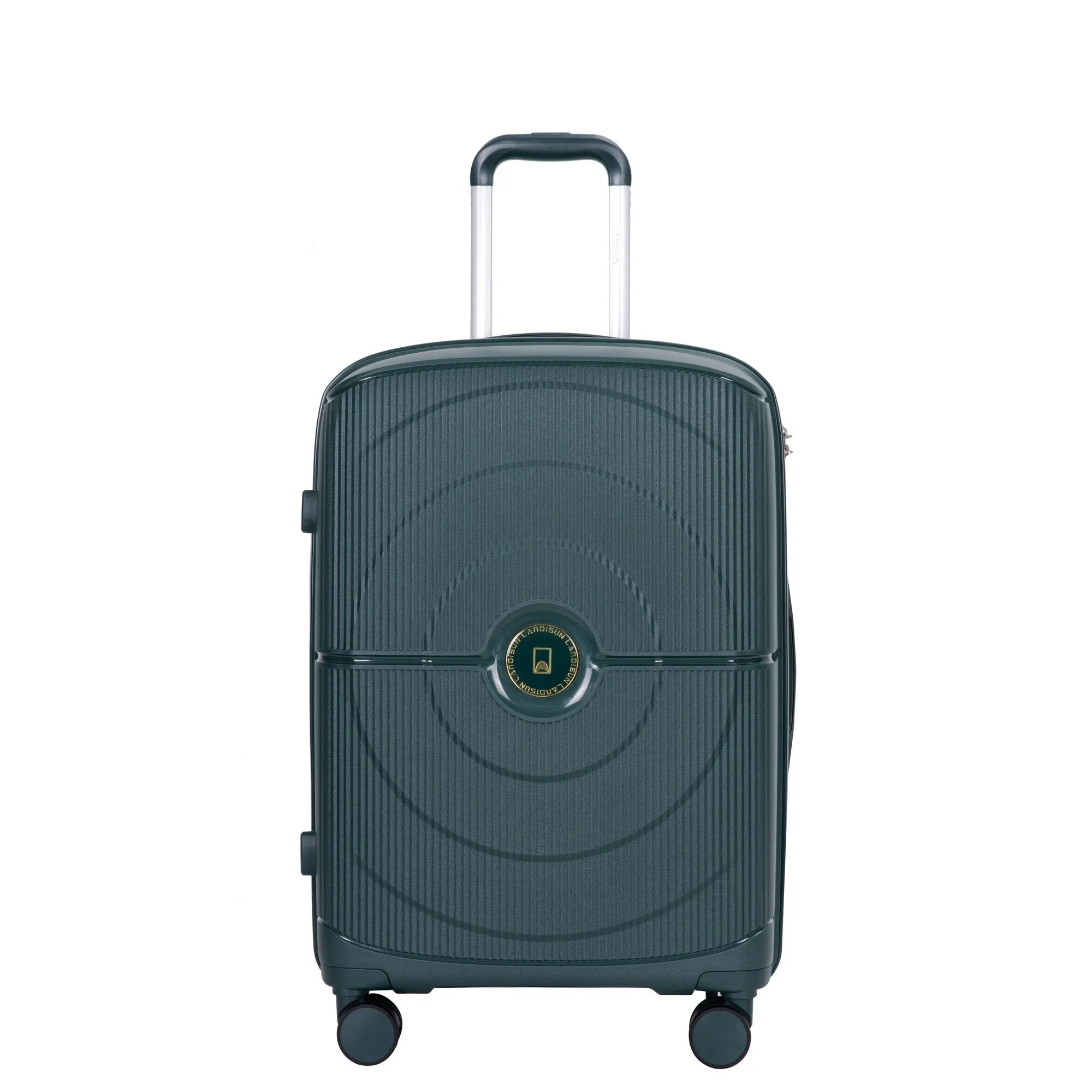 PP Expandable Luggage Sets with TSA Lock and Spinner Wheels, 3-Piece Set Hardshell Suitcase with Zippered Pocket