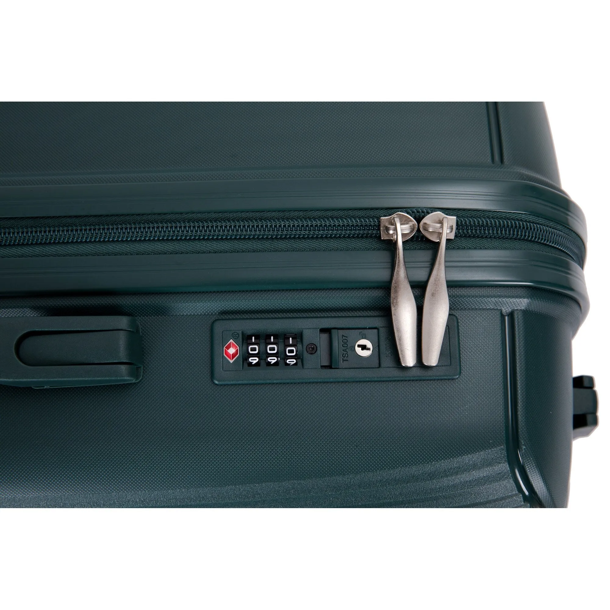 PP Expandable Luggage Sets with TSA Lock and Spinner Wheels, 3-Piece Set Hardshell Suitcase with Zippered Pocket