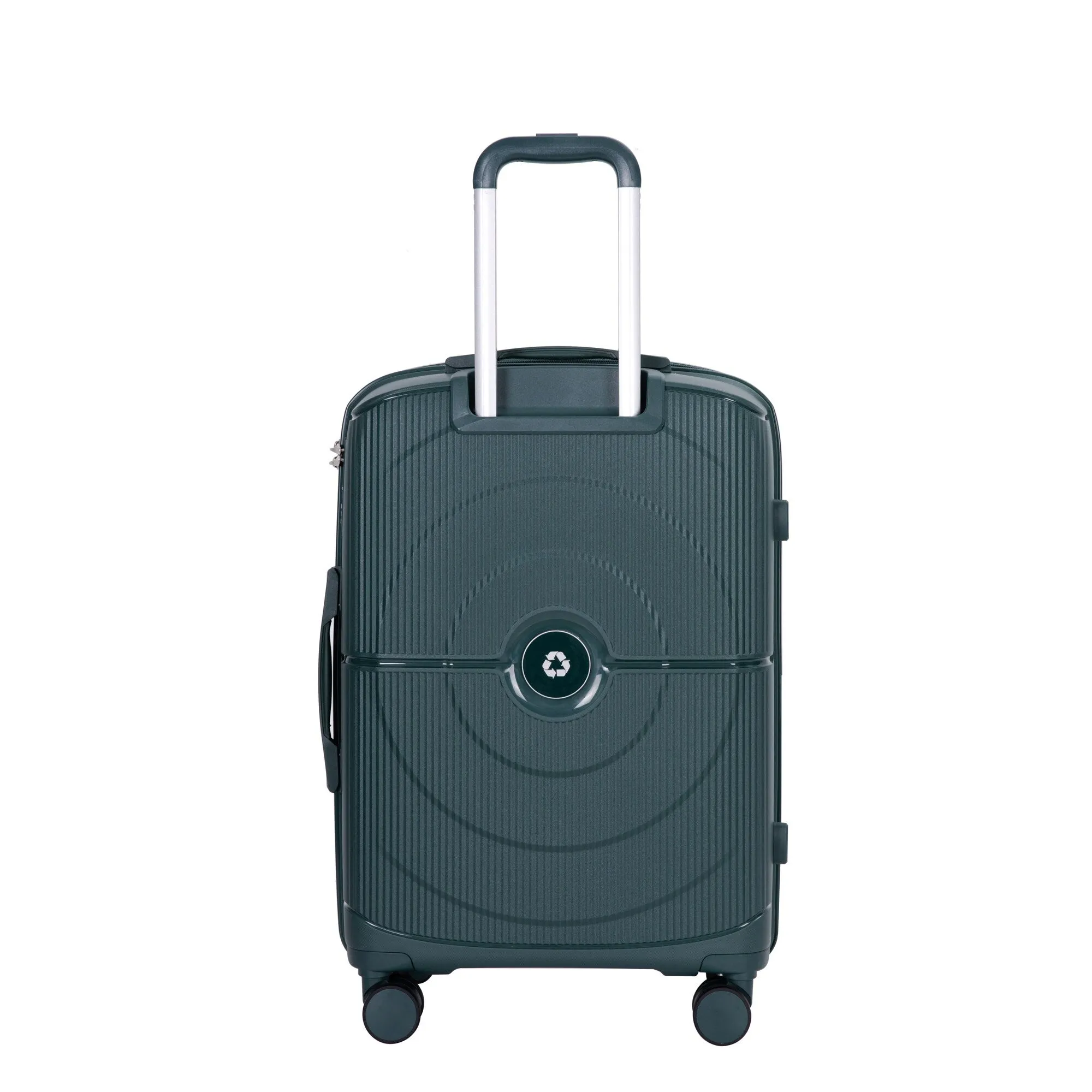 PP Expandable Luggage Sets with TSA Lock and Spinner Wheels, 3-Piece Set Hardshell Suitcase with Zippered Pocket
