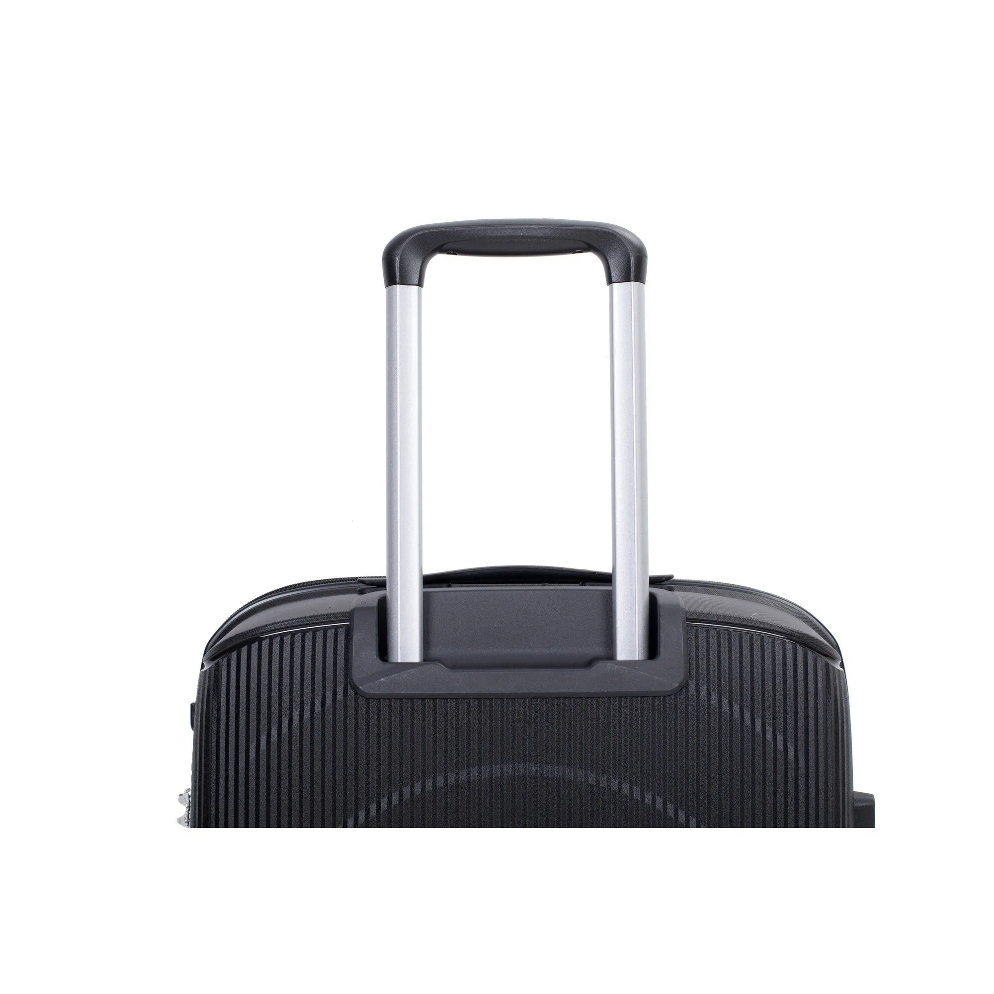PP Expandable Luggage Sets with TSA Lock and Spinner Wheels, 3-Piece Set Hardshell Suitcase with Zippered Pocket
