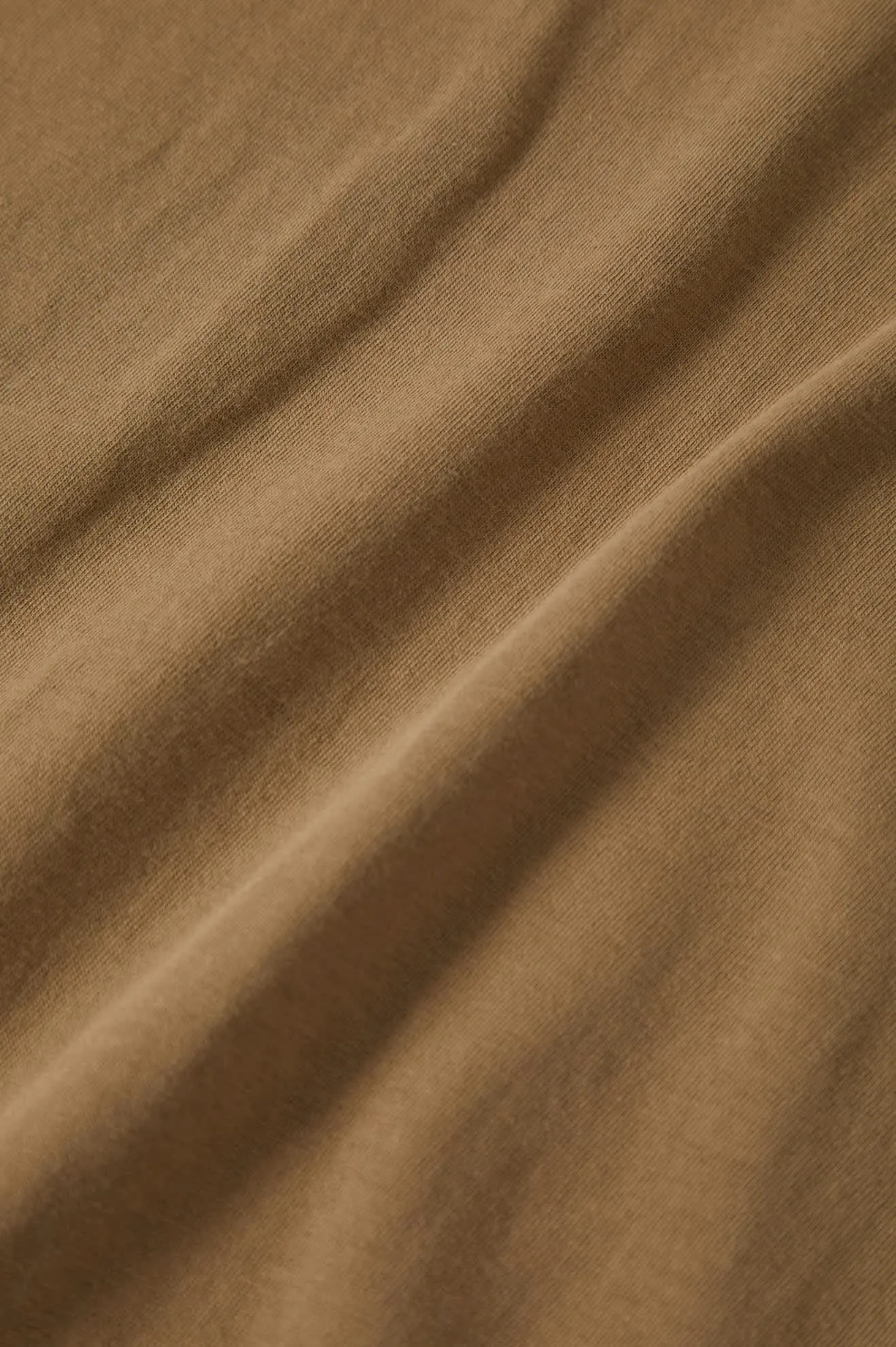 Premium Cotton S/S Tailored T-Shirt - Khaki