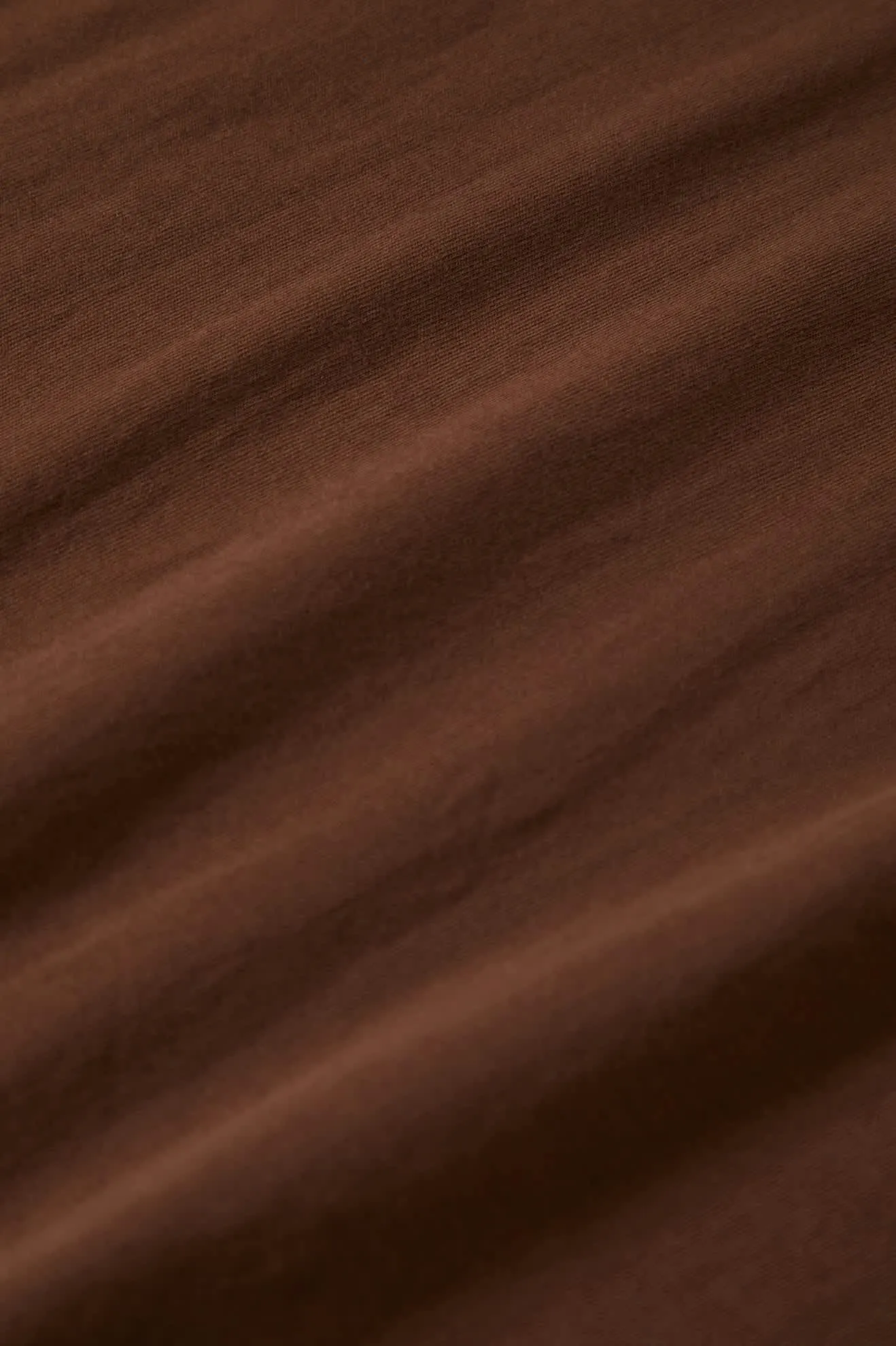 Premium Cotton S/S Tailored T-Shirt - Pinecone Brown