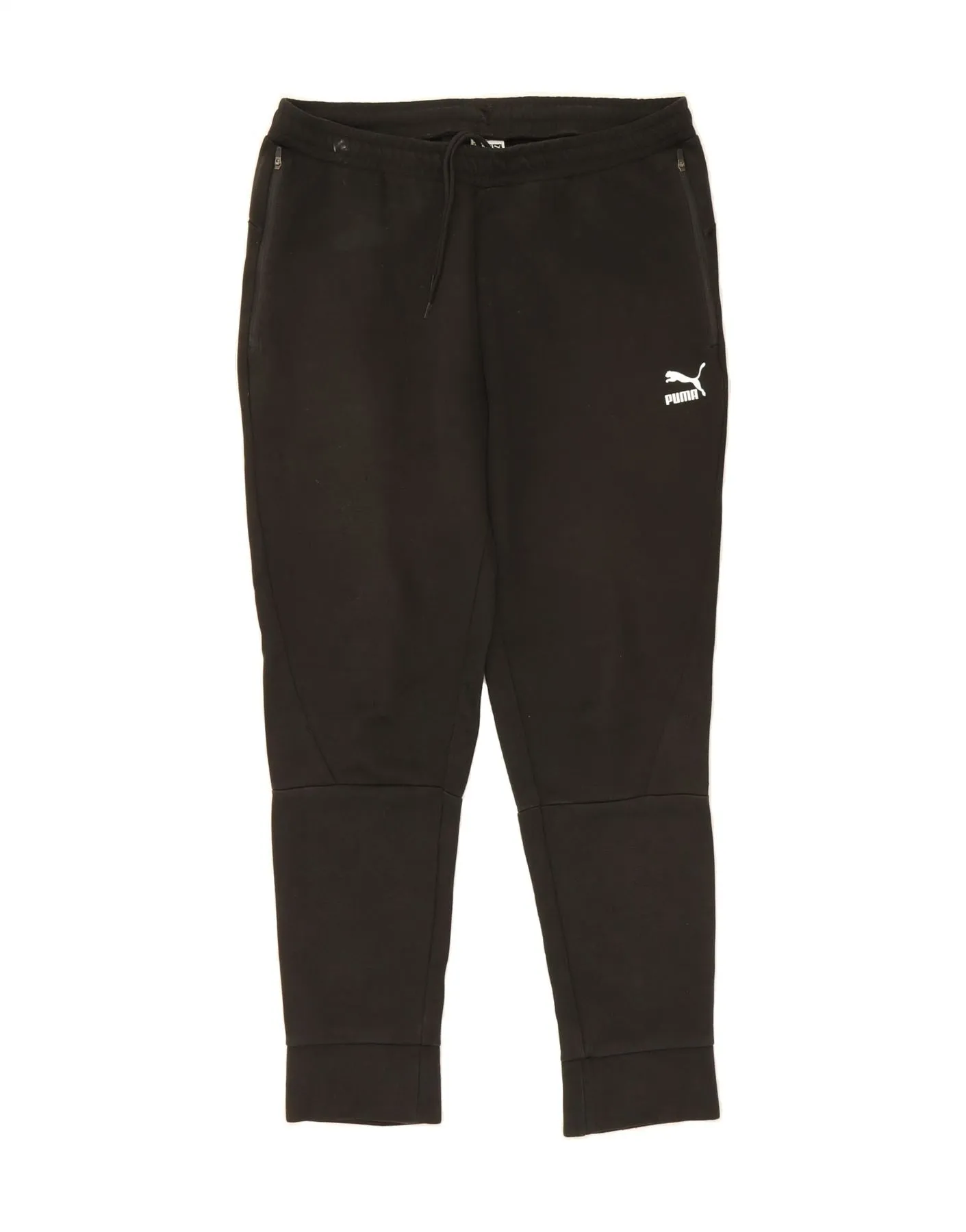 PUMA Mens Tracksuit Trousers Joggers Large Black