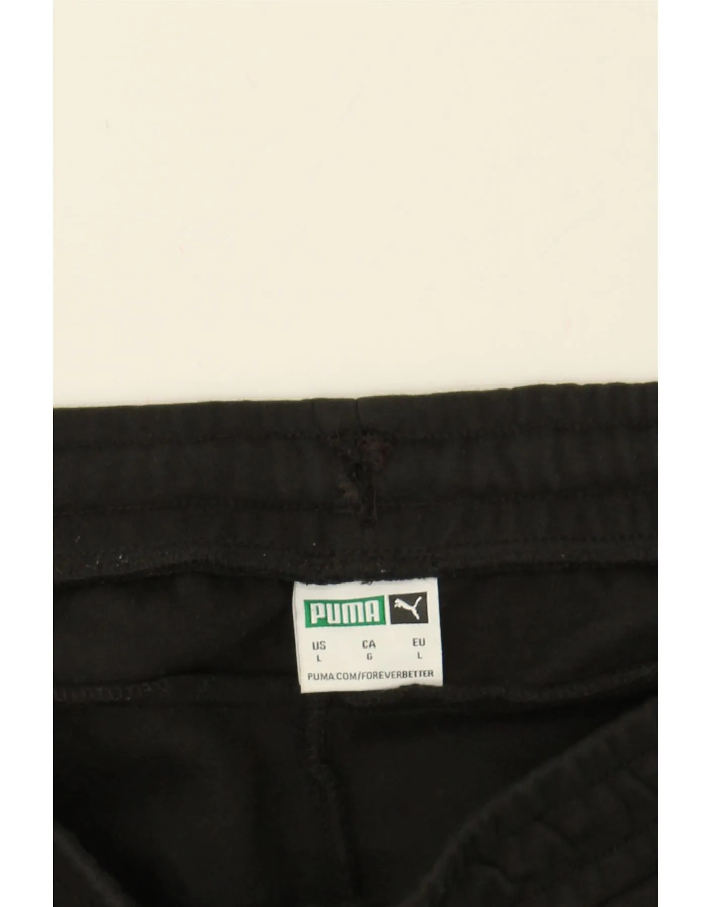 PUMA Mens Tracksuit Trousers Joggers Large Black