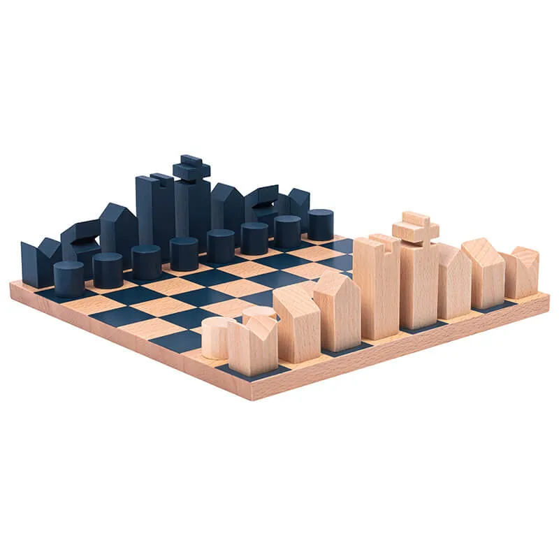 Regal Games Deluxe Wooden Chess Set with Inlaid Walnut Board
