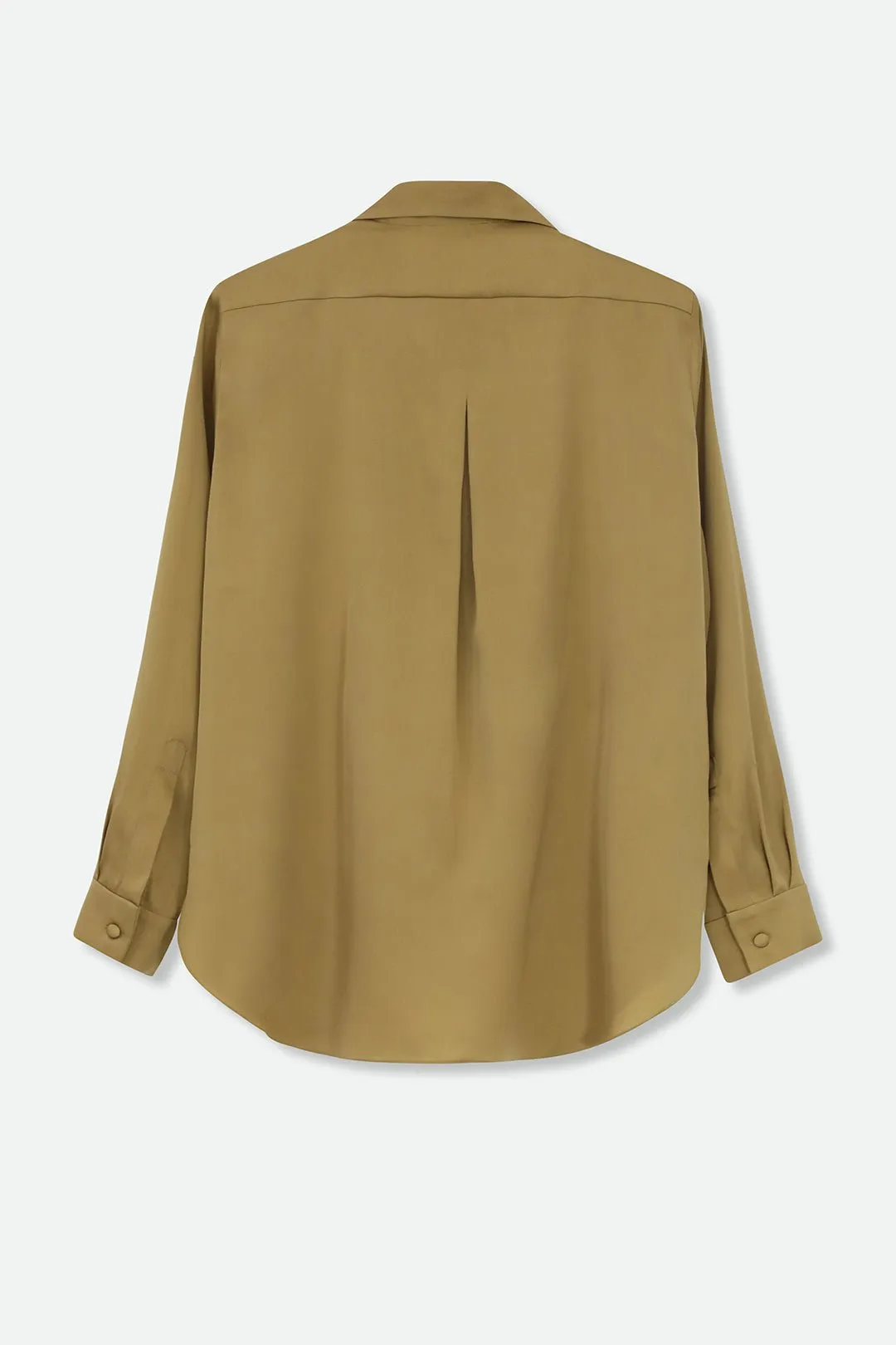 SAINT SHIRT WITH TIE IN SILK CHARMEUSE