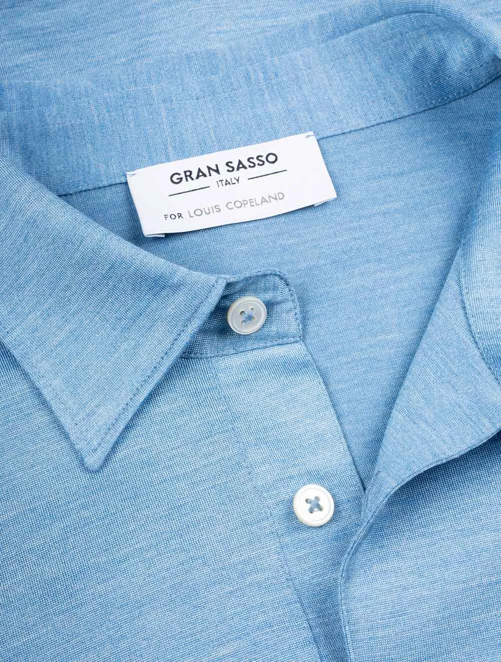 Silk Polo Blue