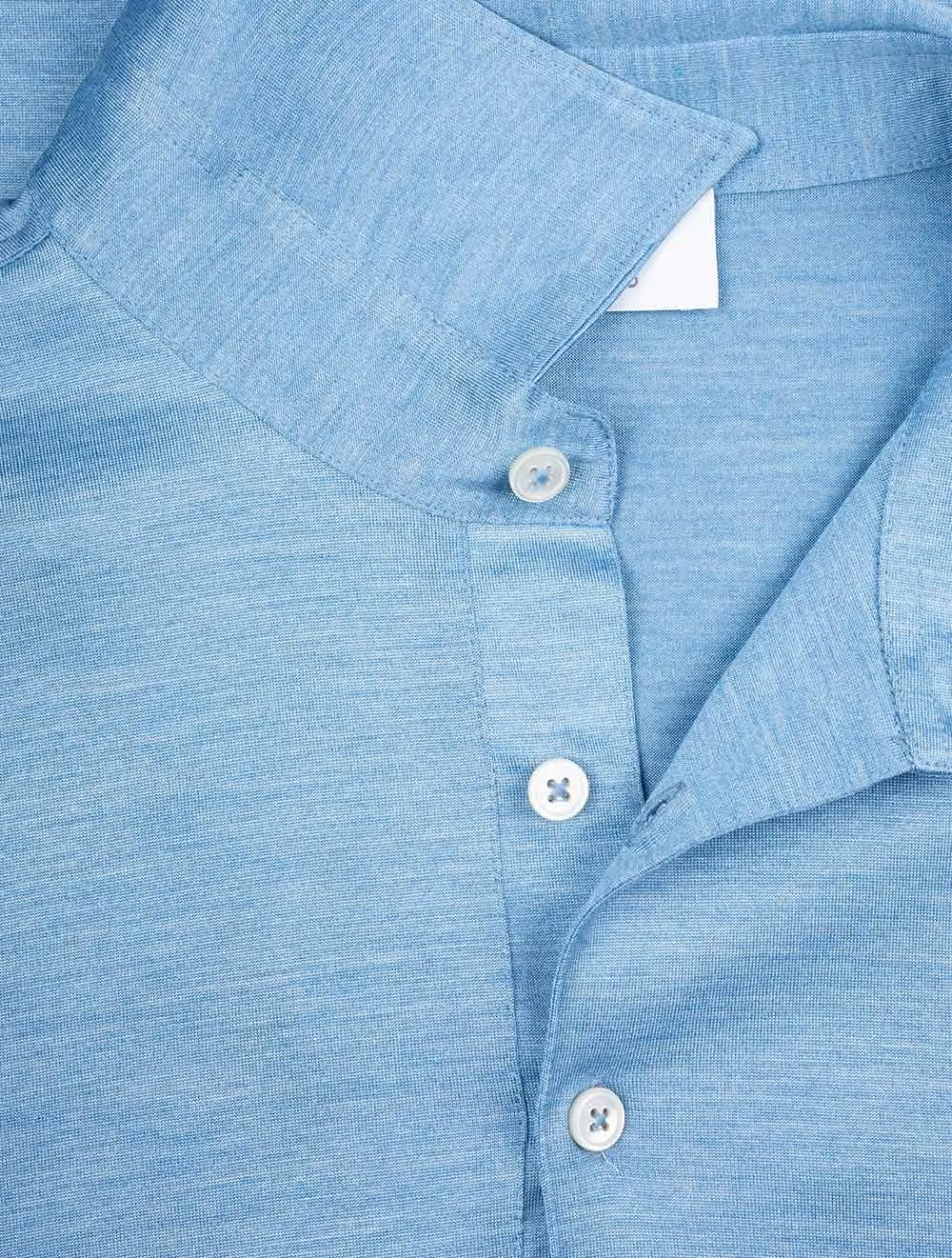 Silk Polo Blue