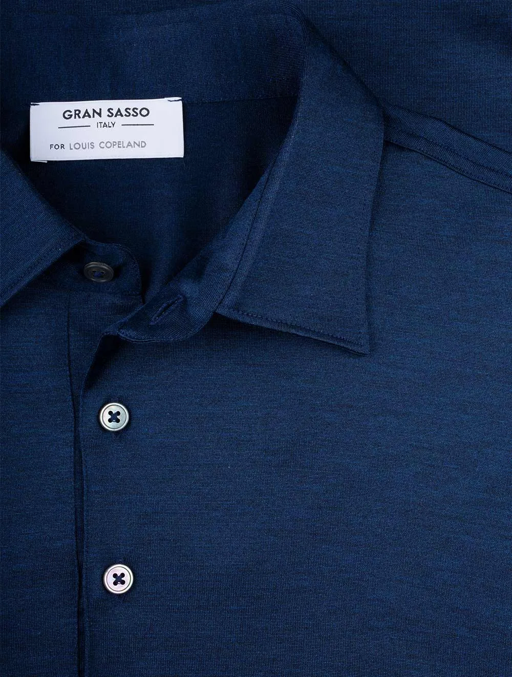 Silk Polo Navy