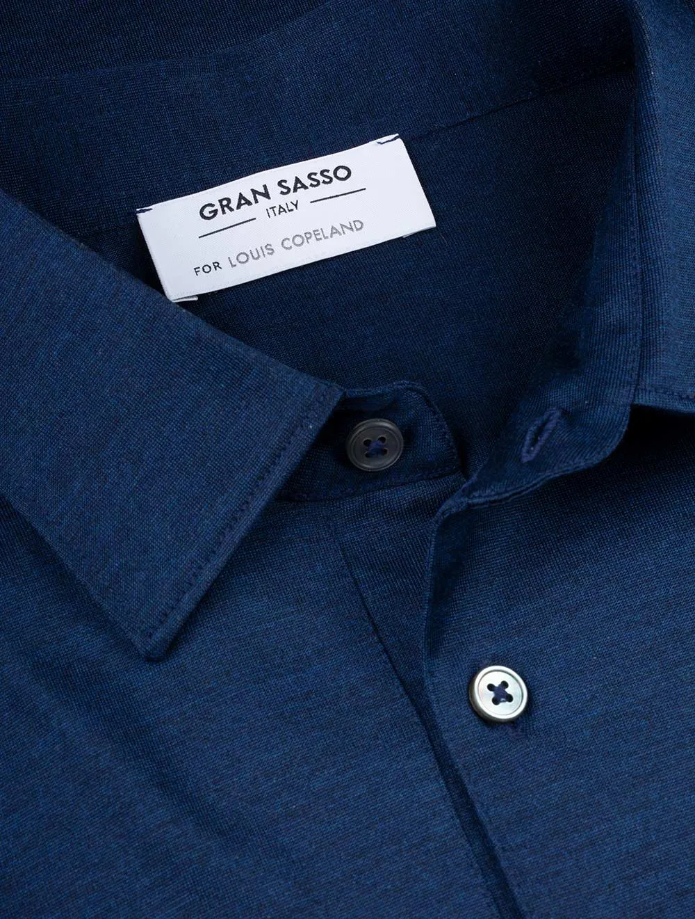 Silk Polo Navy