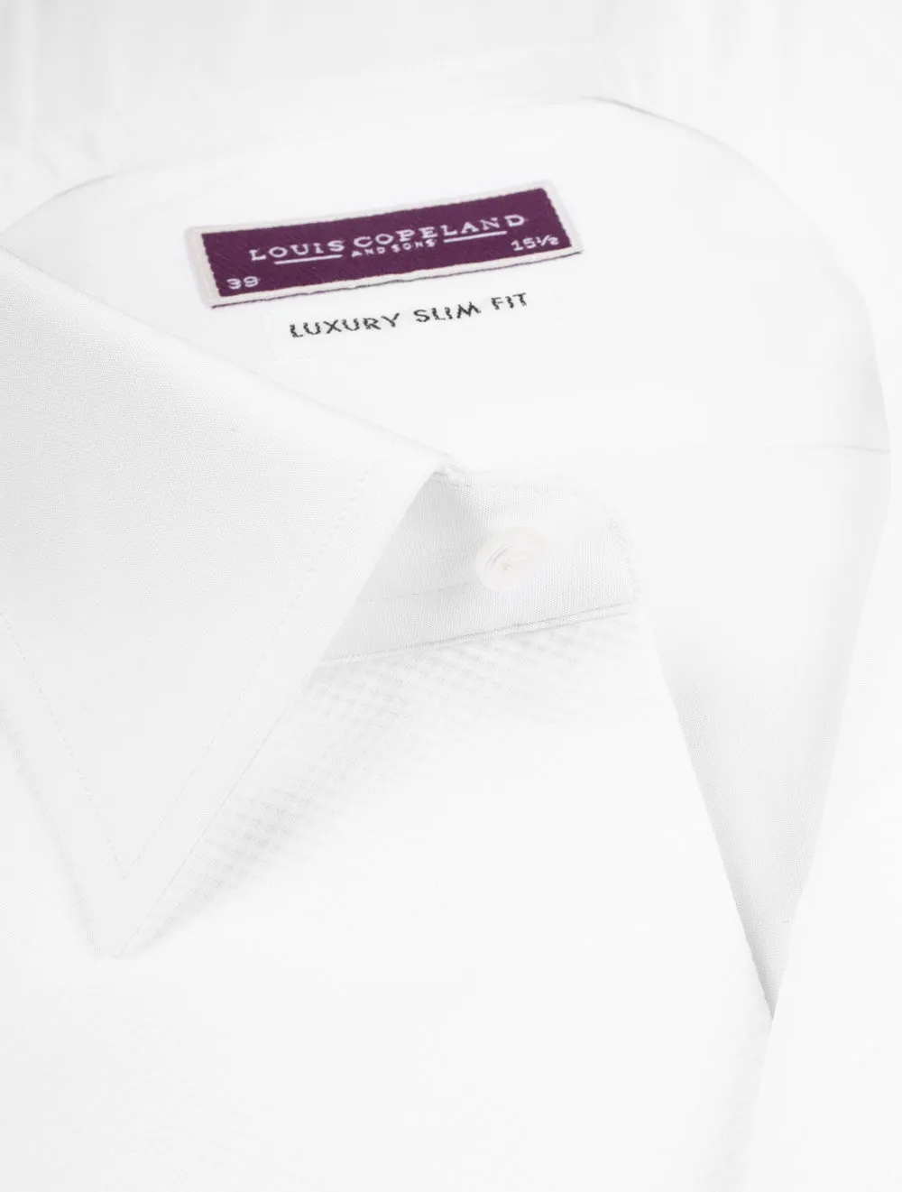 Slim Fit Dress Shirt White