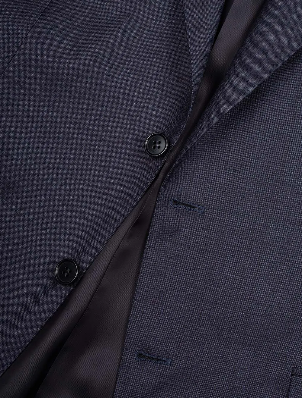 Slub Finished Suit Blue