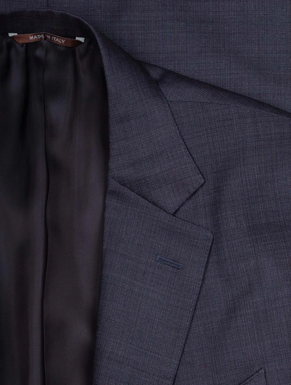 Slub Finished Suit Blue