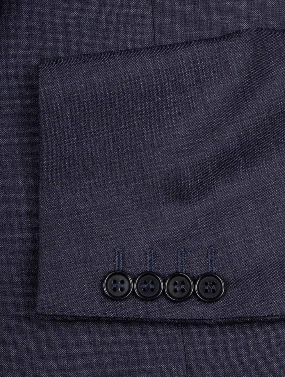 Slub Finished Suit Blue