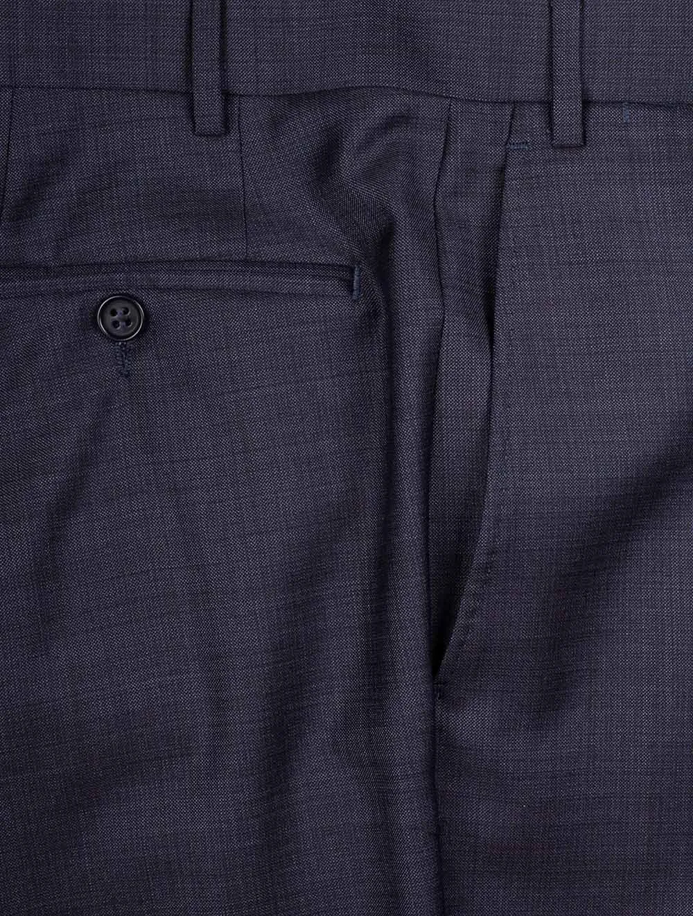 Slub Finished Suit Blue