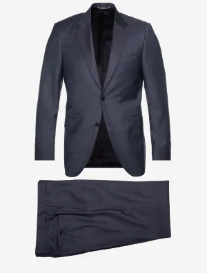 Slub Finished Suit Blue