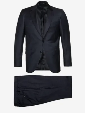 Slub Finished Suit Navy