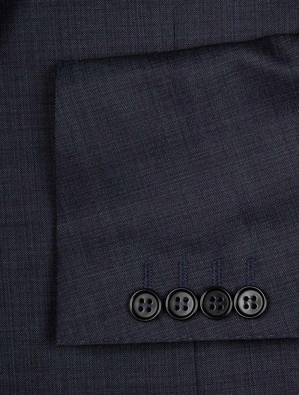 Slub Finished Suit Navy