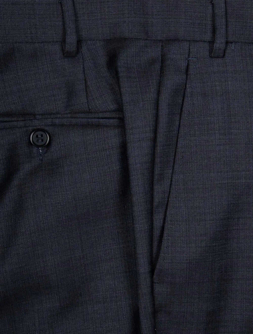 Slub Finished Suit Navy