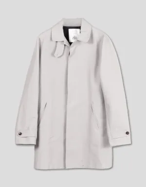 STONE CLASSIC FLY FRONT RAINCOAT