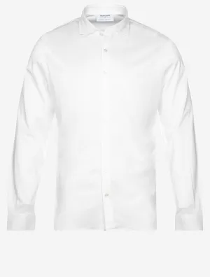 Stretch Polo Jersey Shirt Pure White