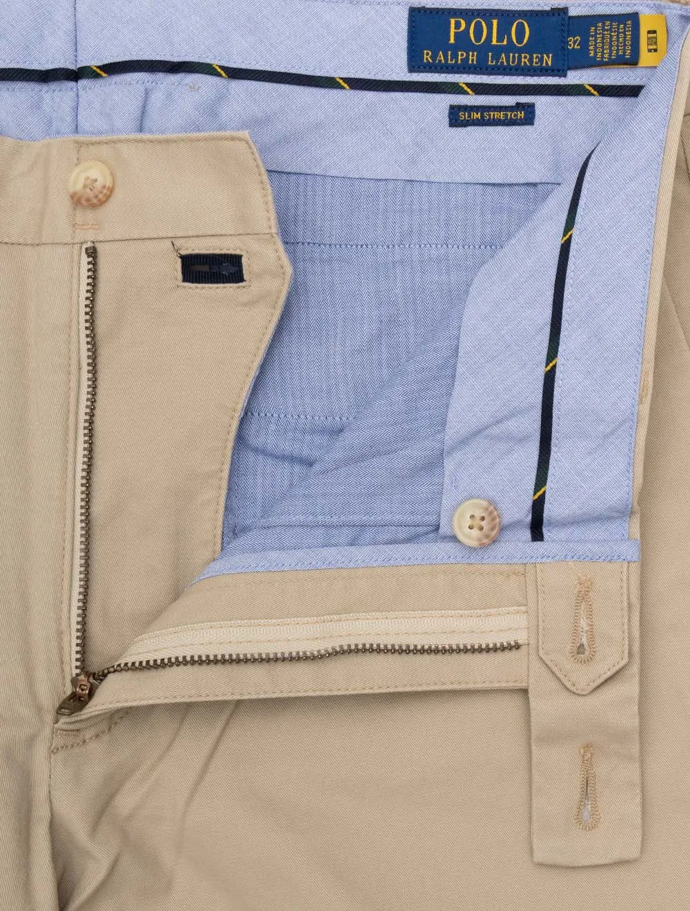 Stretch Slim Fit Chino Short Khaki