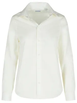'String' White Cotton Shirt