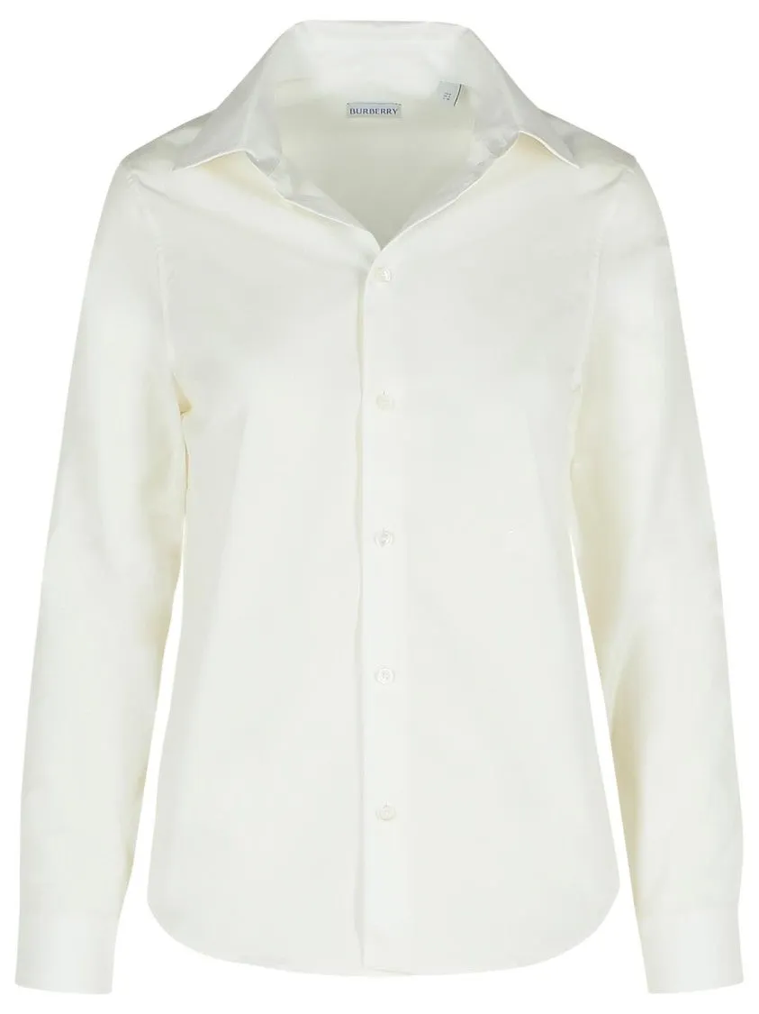 'String' White Cotton Shirt