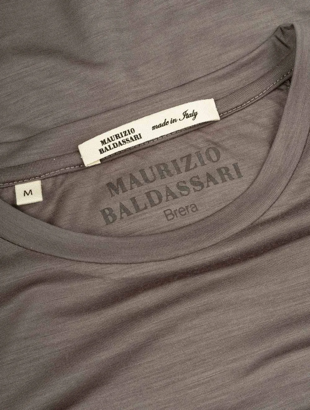 T-Shirt Short Sleeves Light Grey Brown