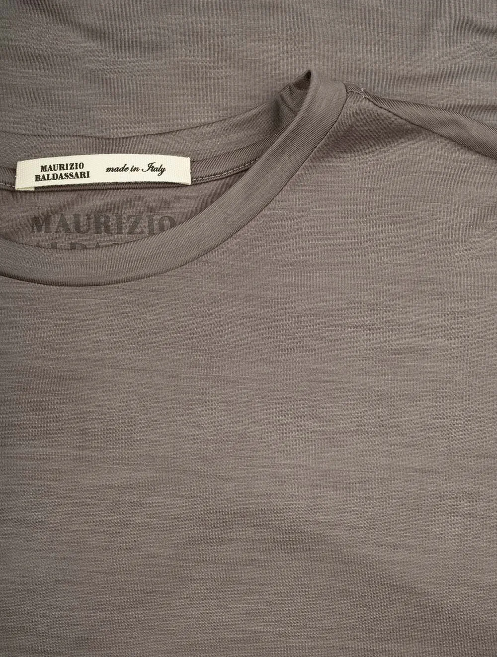 T-Shirt Short Sleeves Light Grey Brown