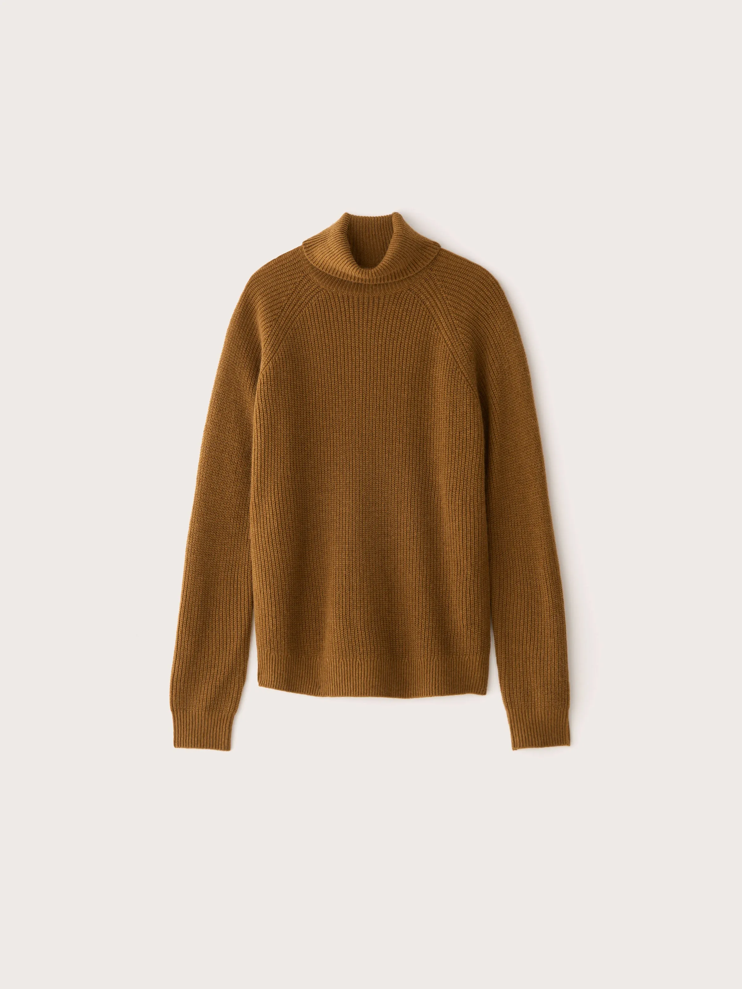 The Turtle Neck Sweater in Burnt Toffee