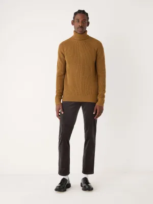 The Turtle Neck Sweater in Burnt Toffee