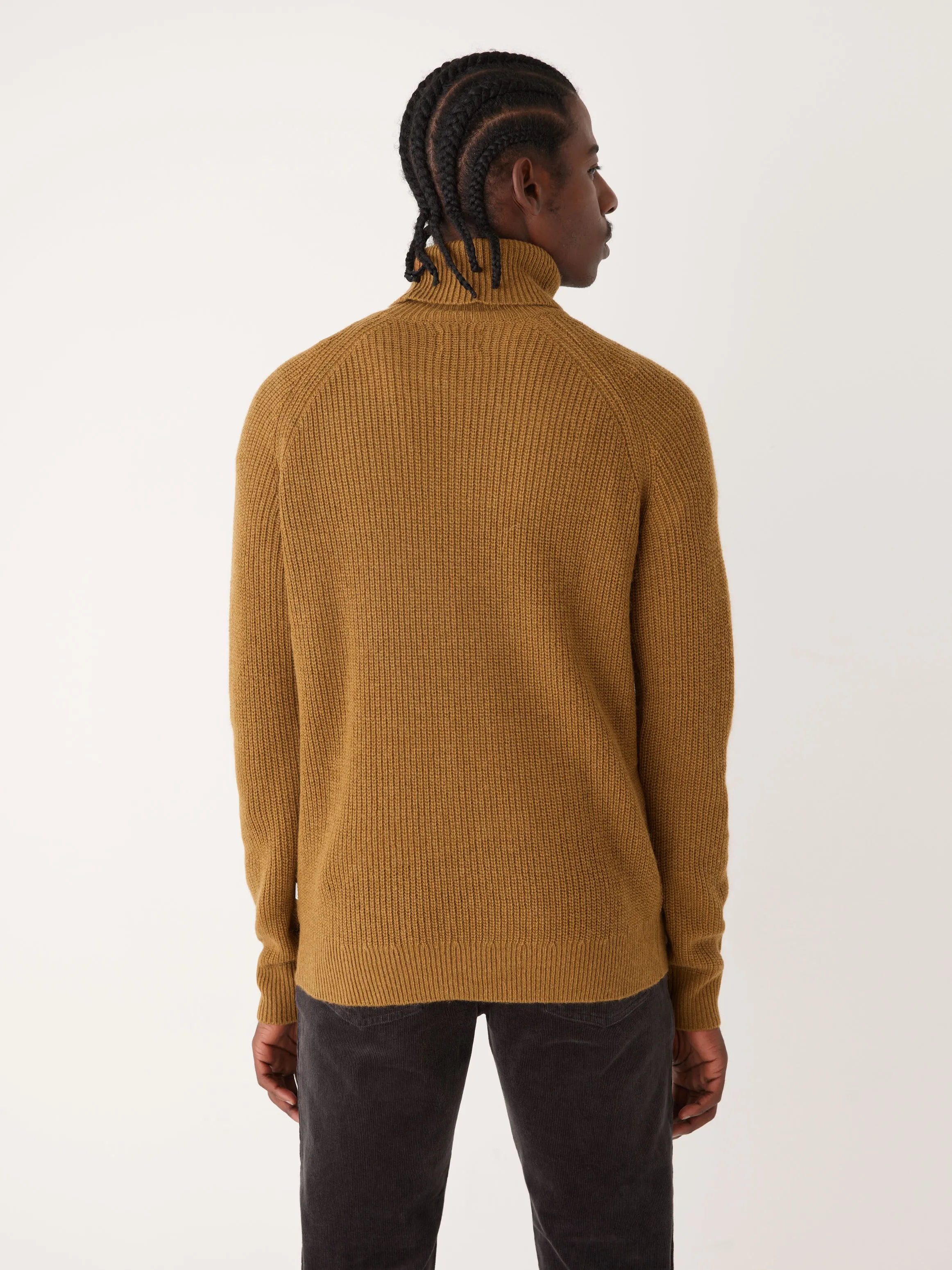The Turtle Neck Sweater in Burnt Toffee