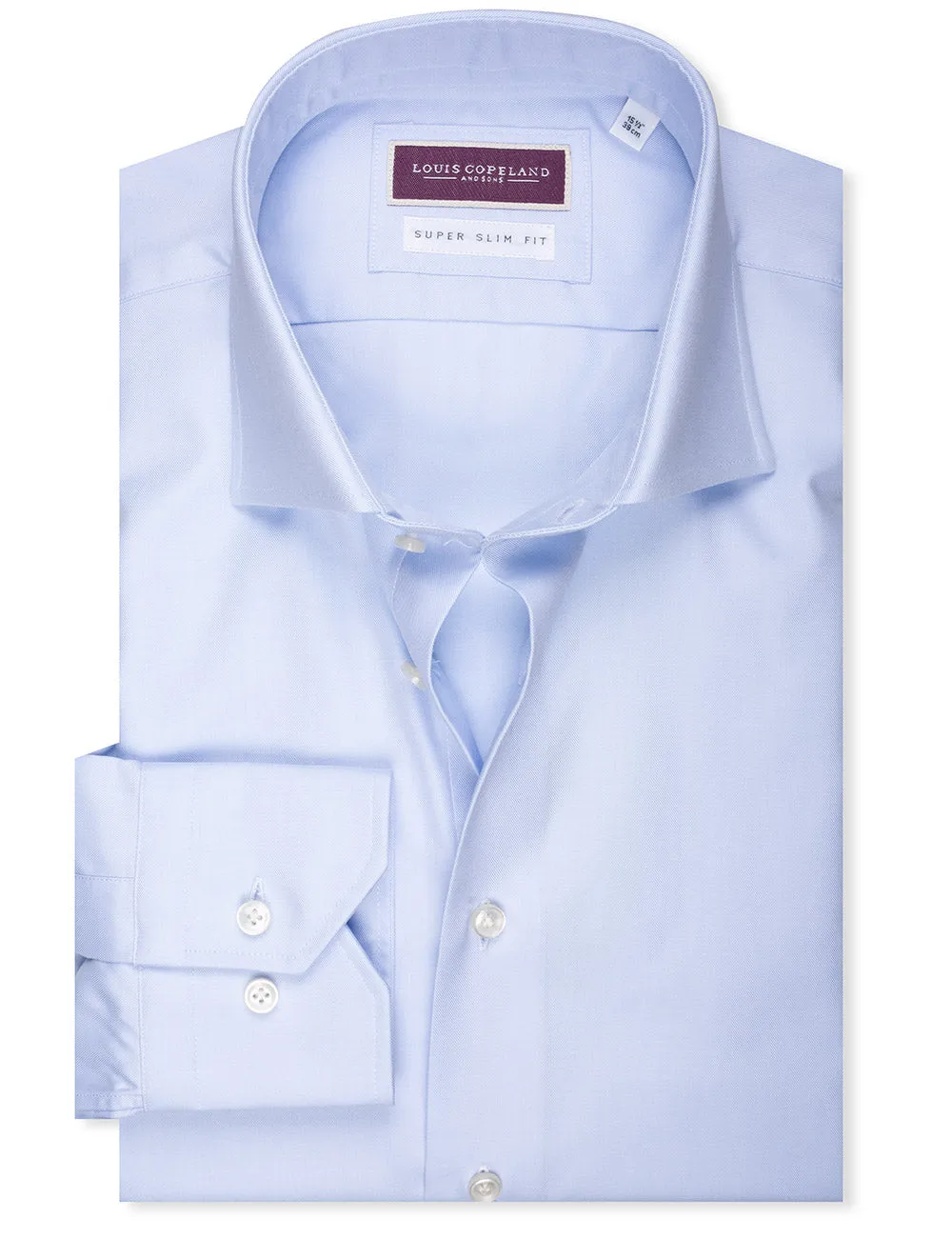 Thomas Mason Super Slim Shirt Blue