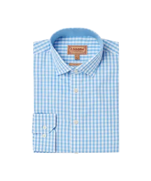 Thorpeness Tailored Shirt - Blue Check