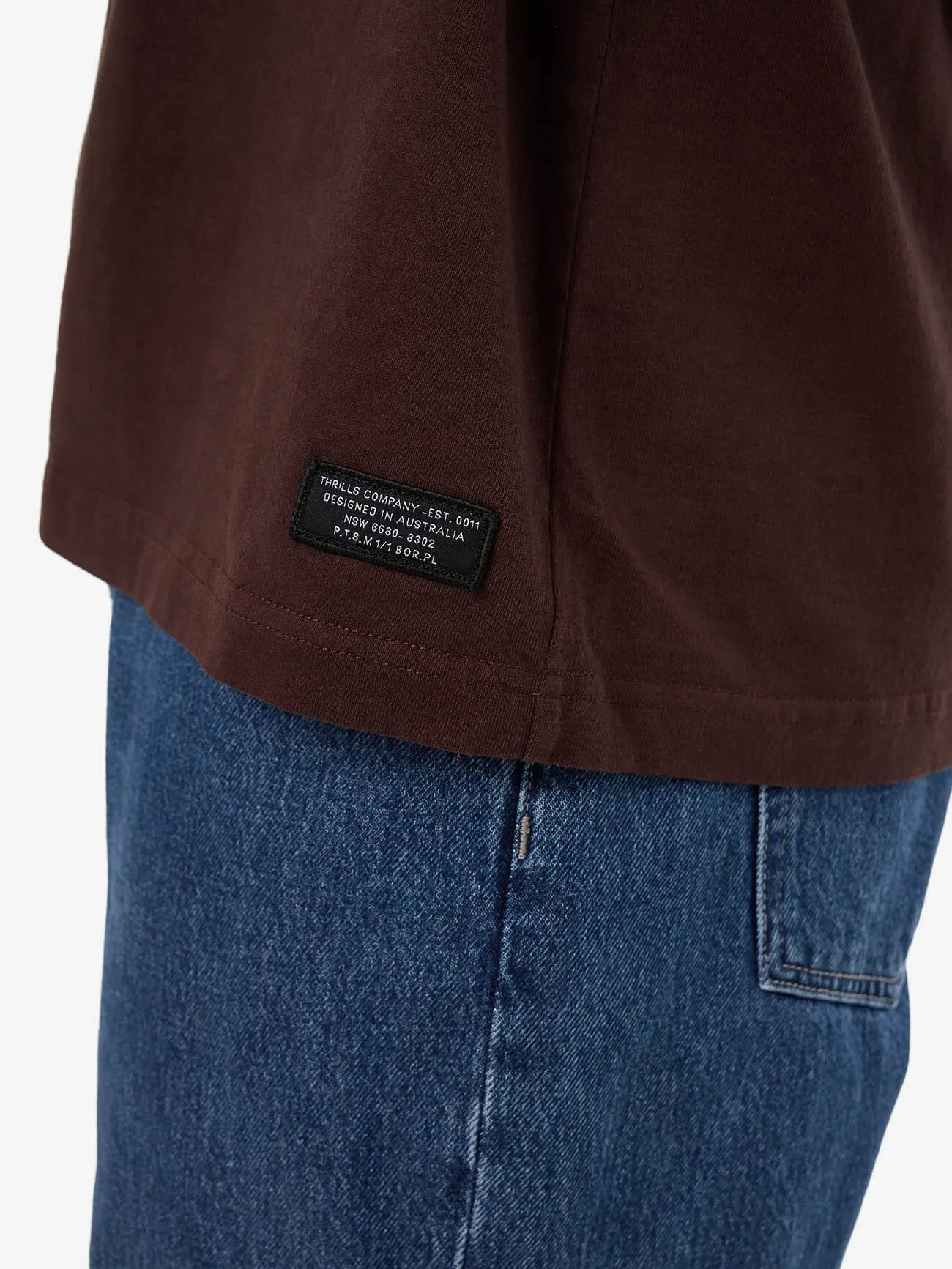 Thrills Military Oversize Fit Tee - Java
